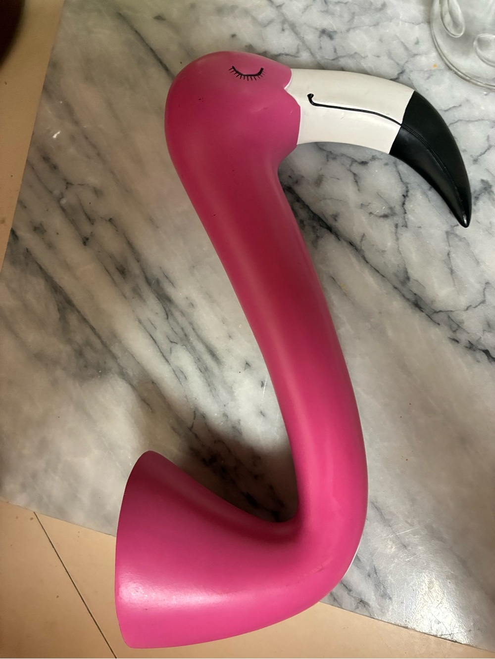 Pink Flamingo Decorative Hook